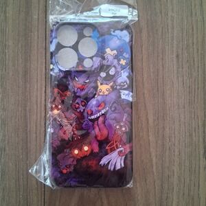 Haunted Pokémon iPhone‎ 15 Pro Case Gengar Ghost Type Art Spooky Anime Aesthetic